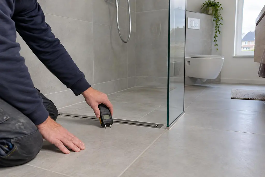 Lekdetectie Berkel en Rodenrijs – badkamer in een nieuwbouwwoning