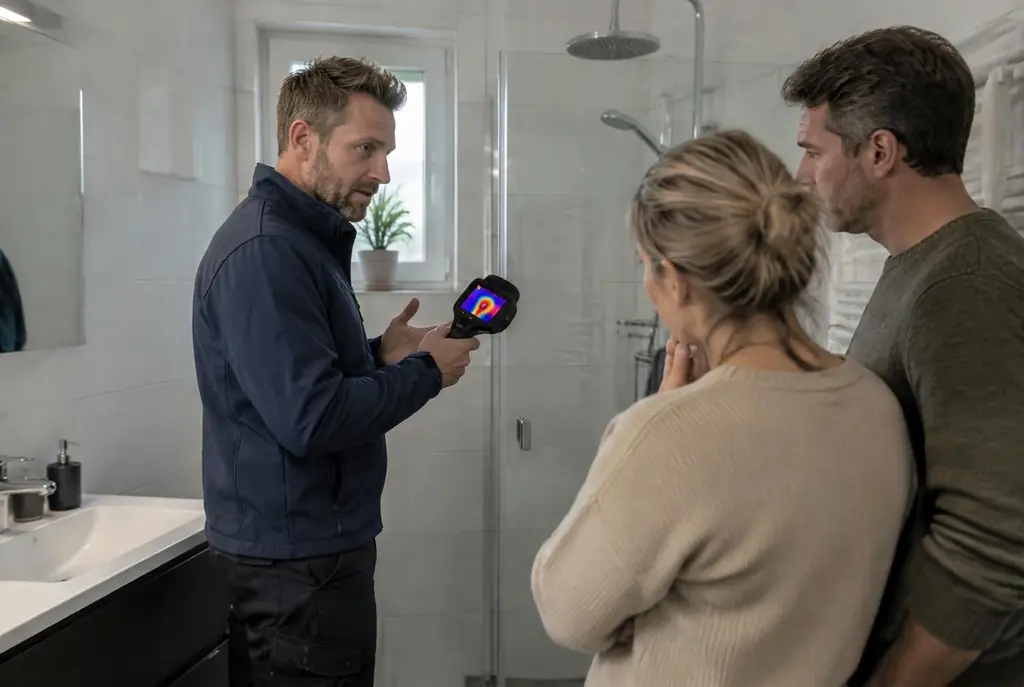 Lekdetectie Berkel en Rodenrijs – specialist legt bevindingen uit aan bewoner